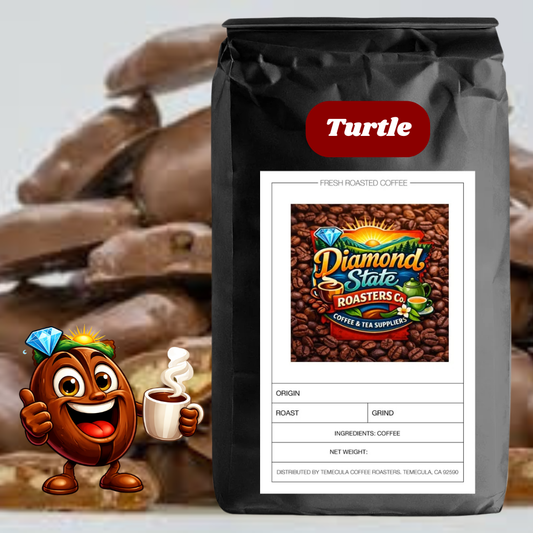 Turtle Flavored Freshly Roasted Coffee Blend