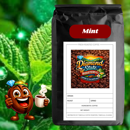 Special Holiday Blended Mint Flavored Fresh Roasted Coffee