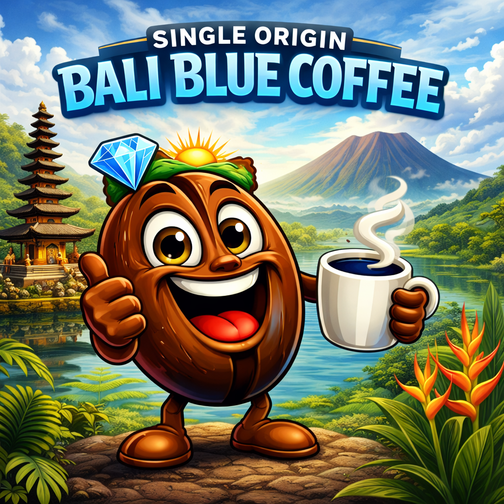 Single Origin Bali Blue Fresh Roasted Blended Coffee