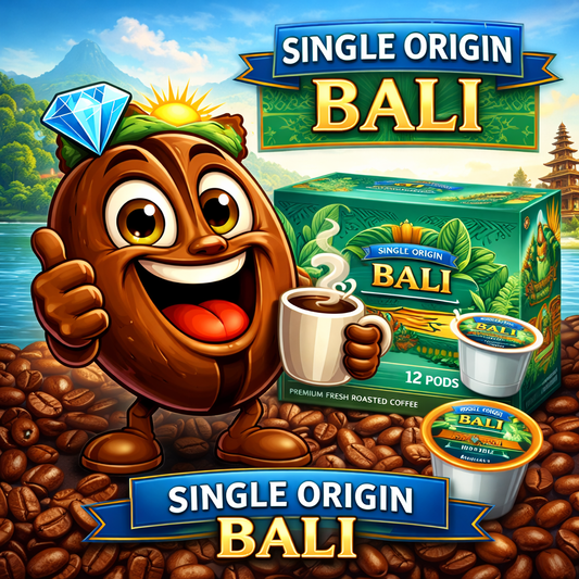 Single Origin Bali Fresh Roasted Coffee Pods
