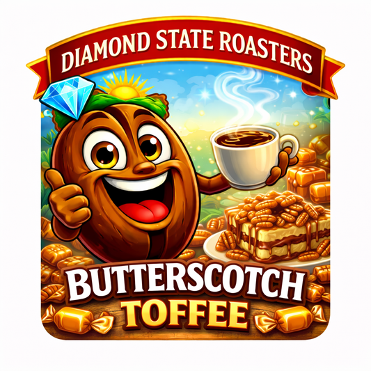 Butterscotch Toffee Flavored Coffee, Single-Serve Pods, 12pk, Medium Roast