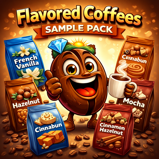 Special Blend Fresh Roasted Flavored Coffees Sample Pack (6)