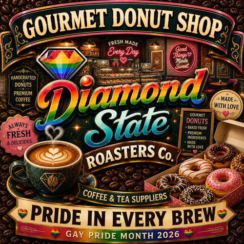 Gourmet Donut Shop Coffee Pride Edition