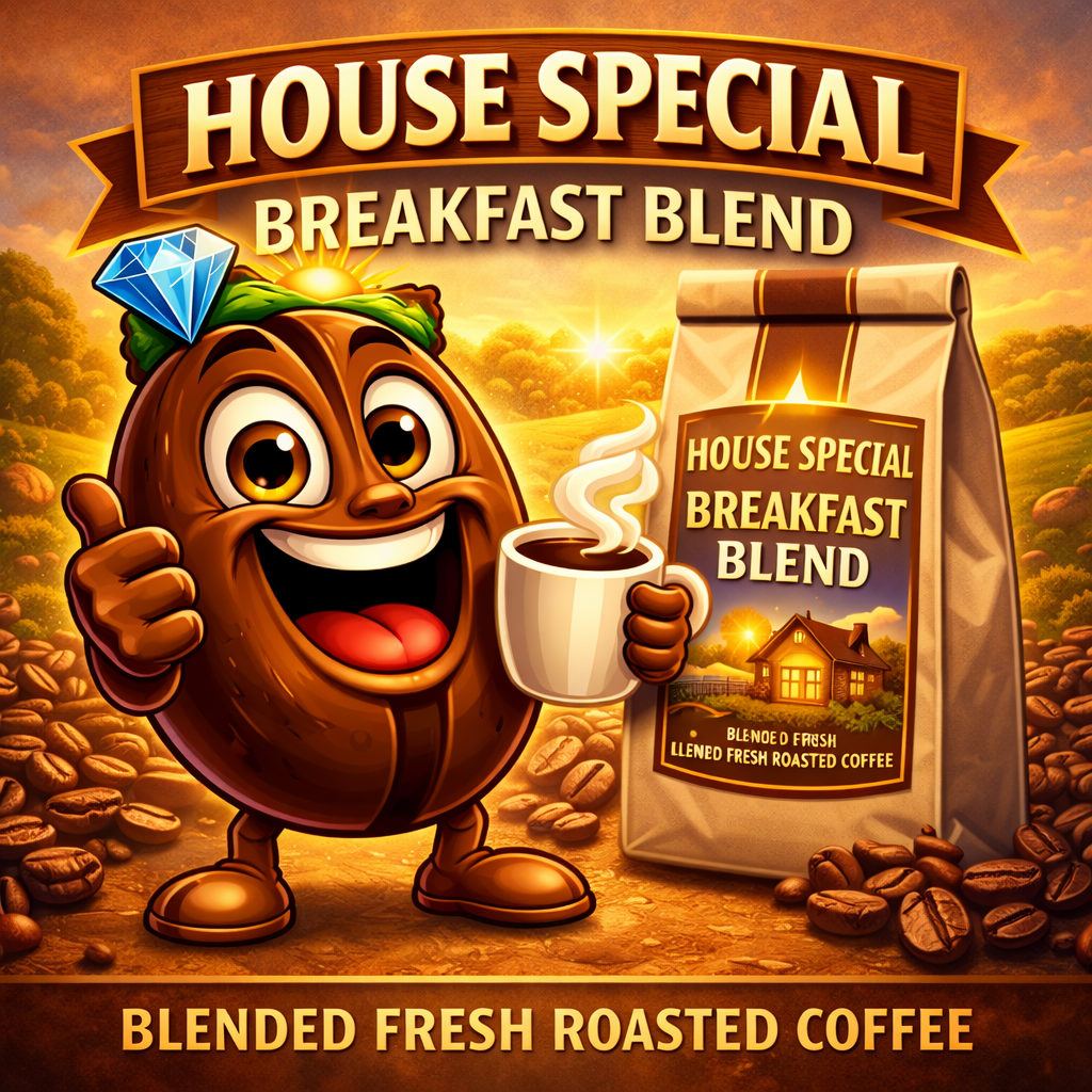 House Special Breakfast Blend Fresh Roasted Coffee