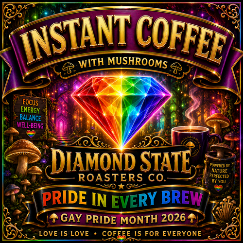 Instant Coffee with Mushroom Pride Edition