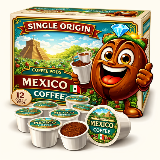 Single Origin Mexico Fresh Roasted Coffee Pods