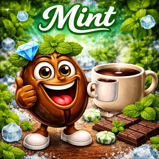 Special Holiday Blended Mint Flavored Fresh Roasted Coffee