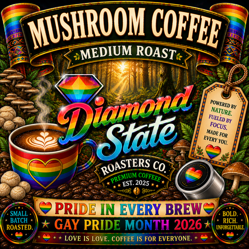 Coffee with Mushrooms Medium Roast Pride Edition