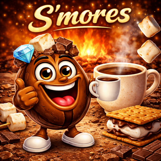 Special Blended Smores Flavored Fresh Roasted Coffee
